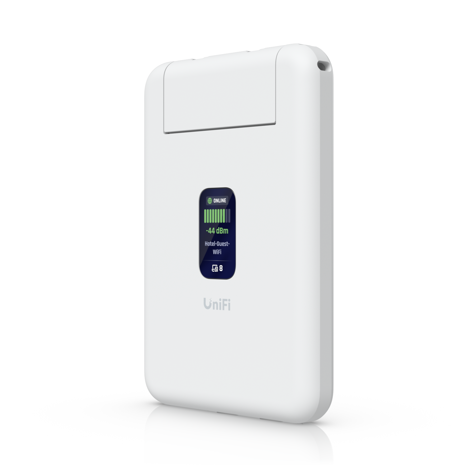 Ubiquiti UTR UniFi Travel Router angled front view