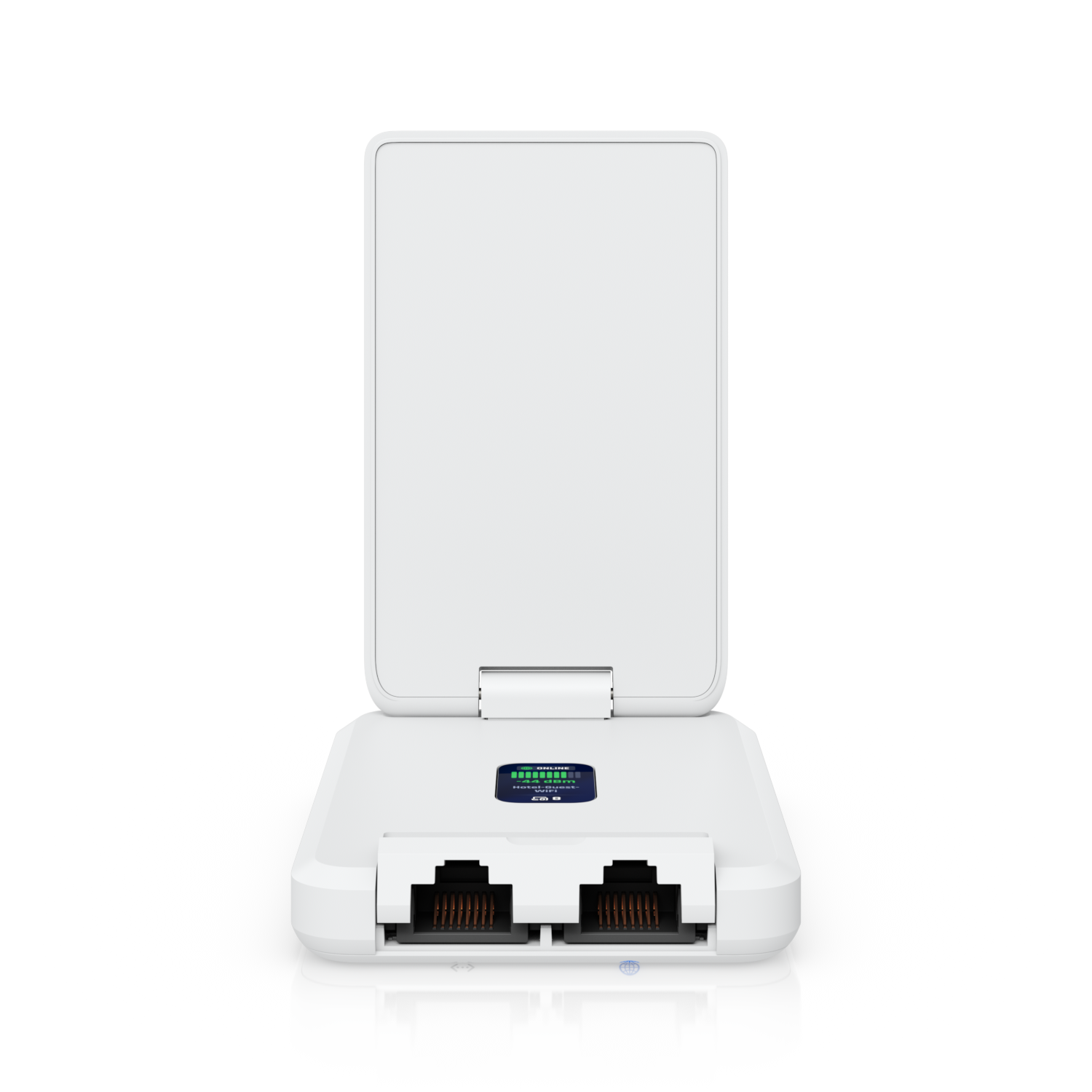Ubiquiti UTR-LR dual GbE port view