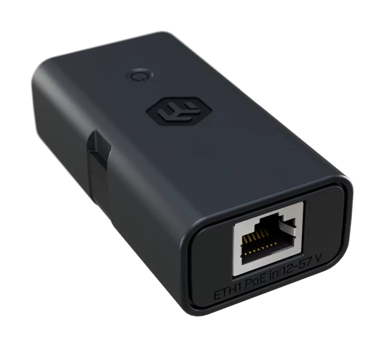 MikroTik GPOE-USB PoE input view