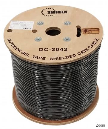 Shireen DC-2042 Outdoor Cat6 Shielded Dry Gel Tape 305m