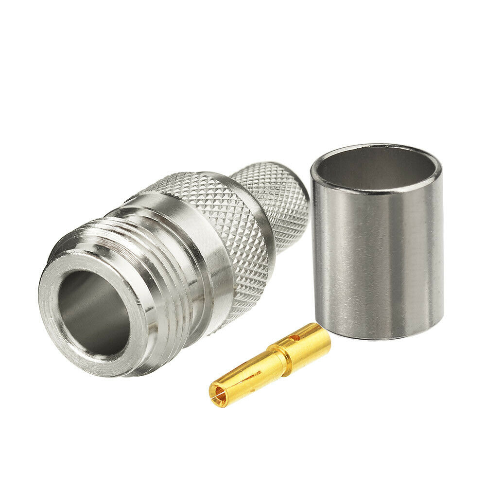 MicroBeam MB11NFC4 N Female Crimp Connector for Cable Types: CFD400 LMR400