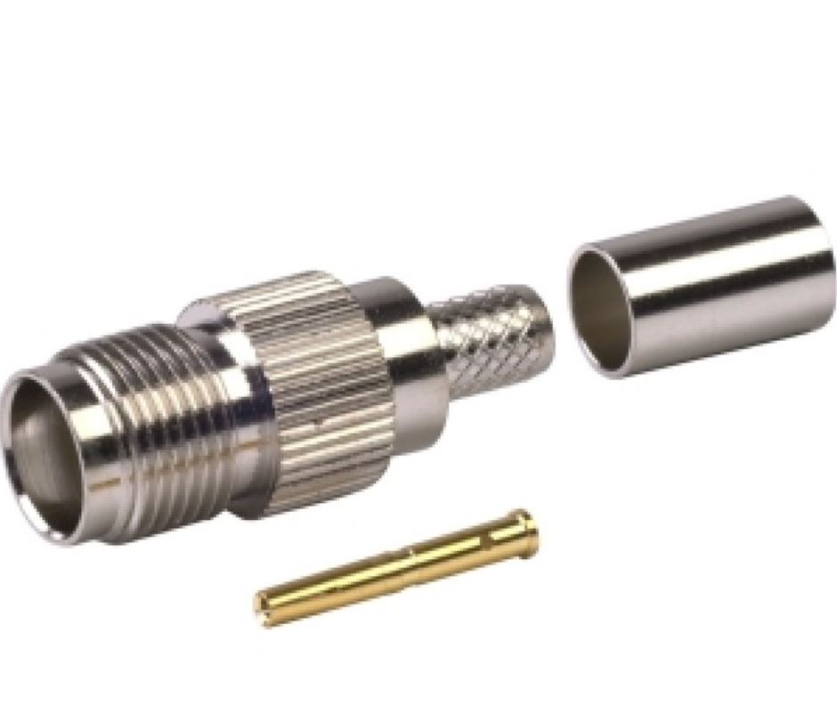 MicroBeam MB11TFC2 TNC Female Crimp Connector for Cable Types: RG58 CFD200