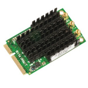 Mikrotik R11e-5HacT 802.11a/c High Power miniPCI-e card with MMCX connectors