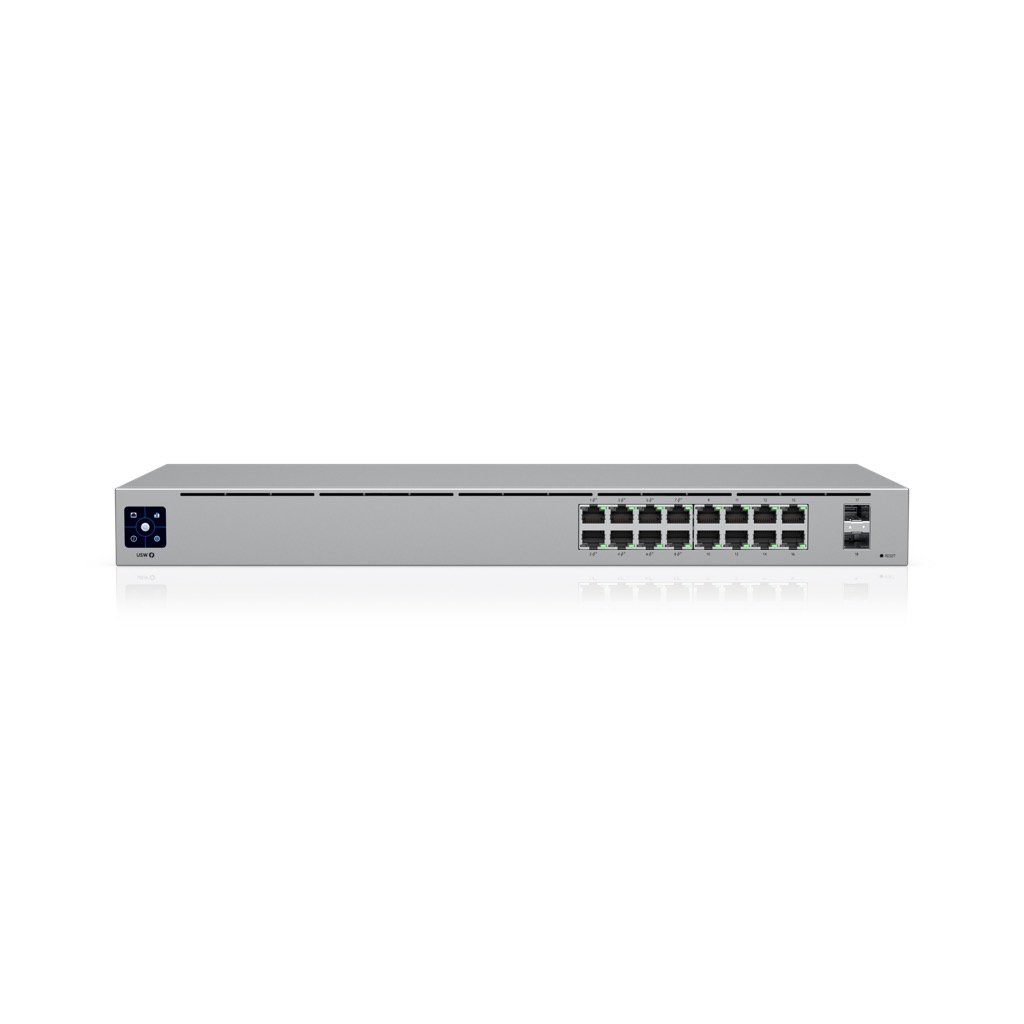 Ubiquiti USW-16-POE Gen2 UniFi 16 Port Gigabit Switch with PoE and SFP - 8 POE Ports
