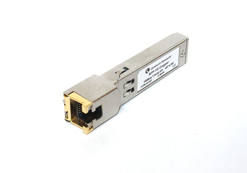 Cambium Networks SFP-1G-Copper 1000Base-T (RJ45) SFP Transceiver. -40C to 85C