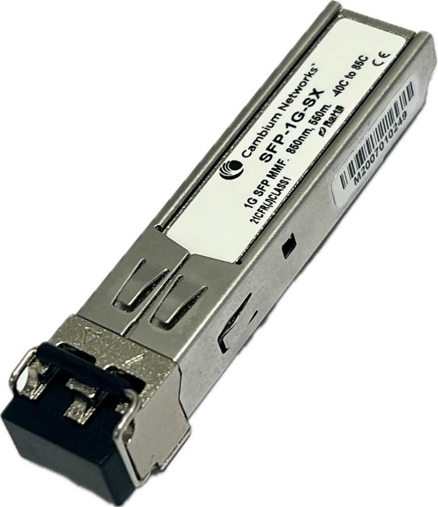 Cambium Networks SFP-1G-SX 1G SFP MMF SX Transceiver, 850nm. -40C to 85C