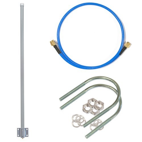 MikroTik 868_Omni_antenna LoRa Omni Antenna Kit 6.5dBi 824-960MHz with SMA Female connector