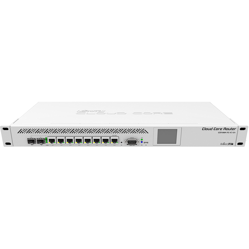 MikroTik CCR1009-7G-1C-1S+ 9 Core 2GB 1x Combo 1x SFP+ 7xGbit LAN OS L6 1U RM Dual-PS