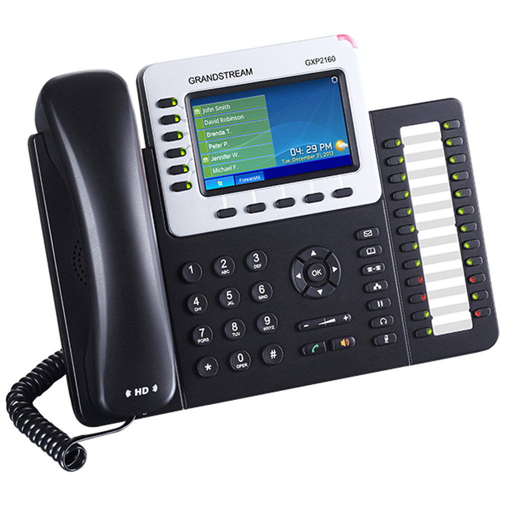 Grandstream GXP2160 6 Line HD IP Phone w/POE and 24 BLF