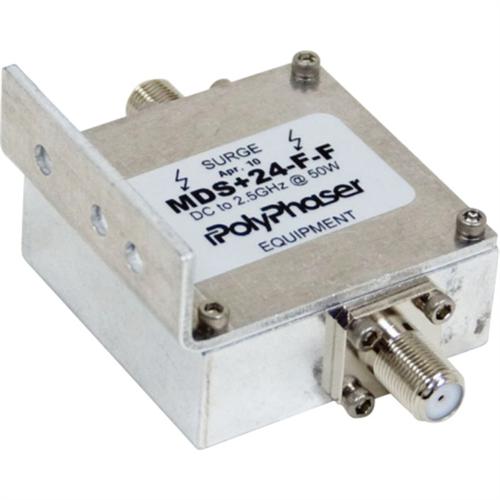 PolyPhaser MDS+24-F-F 300MHz-2.5GHz 24Vdc 75ohm, NF-NF