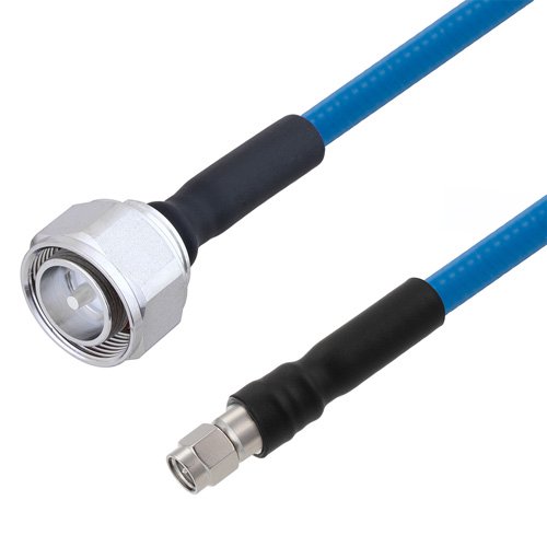Polyphaser CASPP250LLPL010-6FT 6 FT Plenum Rated 4.3-10 to SMA M/M SPP-250-LLPL Low PIM Cable Jumper