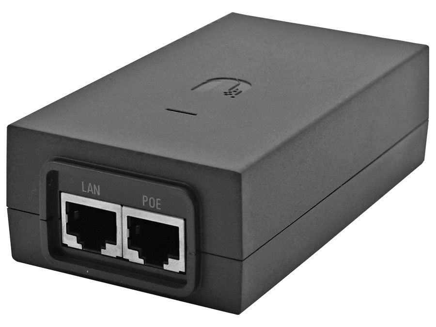 Ubiquiti POE-24-24W-G POE Injector, 24VDC, 24W, 1A Gigabit Black