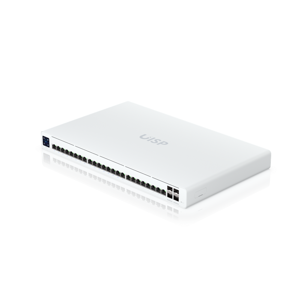 Ubiquiti UISP-S-Pro 24x GbE RJ45 ports, Including With 16x 27V Passive PoE and 4x 10G SFP+ Ports