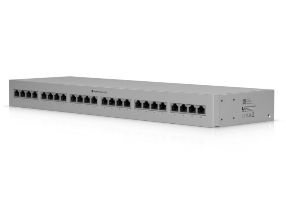 Ubiquiti UACC-ETH-SP-Panel-24 24 Port Rack-Mount Ethernet Surge Protection