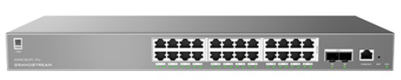 Grandstream GWN7803PL Pro Enterprise Layer 2+ Managed  PoE Network Switch, 24 x GigE, 2 x SFP+, 250 Watt PoE+
