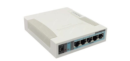 [RB260GS] Mikrotik RB260GS 5x Gigabit Ethernet Smart Switch, SFP cage, plastic case, SwOS
