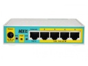 Mikrotik RB750UPr2 hEX PoE lite 650MHz CPU 64MB RAM 5 Ethernet ports USB type A RouterOS L4