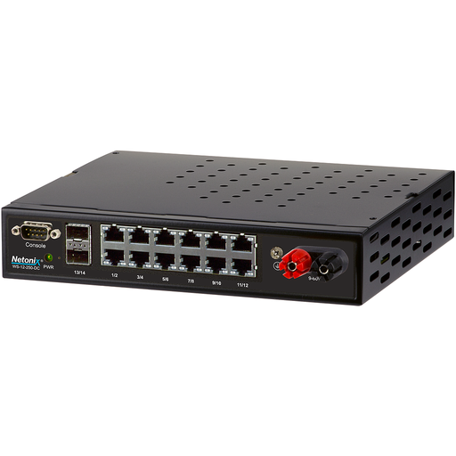 [WS-12-250-DC] Netonix WS-12-250-DC 12-Port Managed POE Switch DC 250W