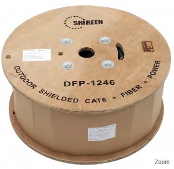 [DFP-1246] Shireen DFP-1246 Data, Fiber &amp; Power Composite Cable - 152m