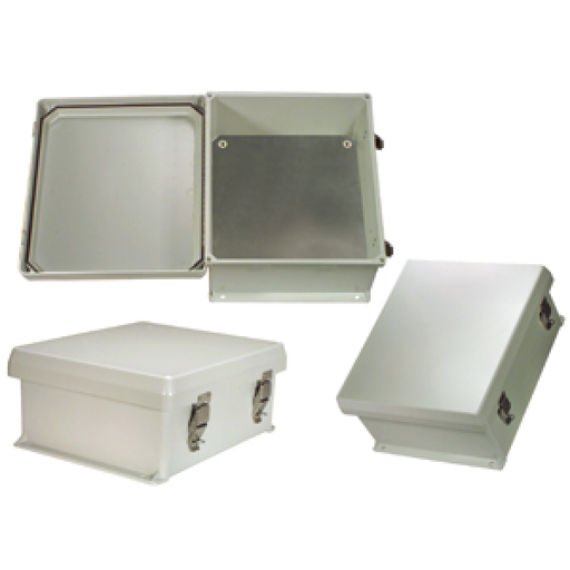 [HW2-N14-KIT] Hana Wireless HW2-N14-KIT FRP NEMA 350x300x175mm Plain Box W/ Mounting Plate