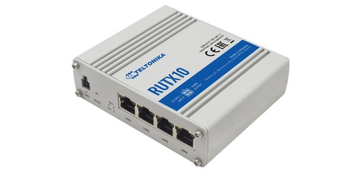 [RUTX10] Teltonika RUTX10 Industrial Dual Band WiFi 5 802.11ac Gigabit Router with Bluetooth BLE