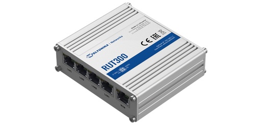 [RUT300] Teltonika RUT300 Industrial 5 port Ethernet Router