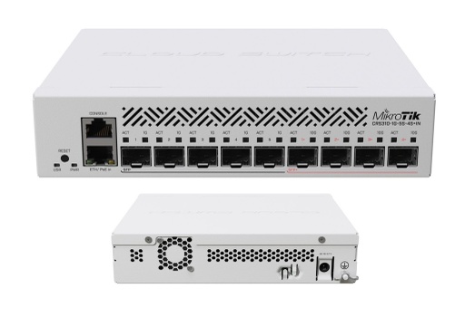 [CRS310-1G-5S-4S+IN] Mikrotik CRS310-1G-5S-4S+IN Cloud Router Switch with RouterOS L5 license