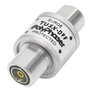 [TUSX-DFF] PolyPhaser TUSX-DFF Low PIM, dc short coaxial protector