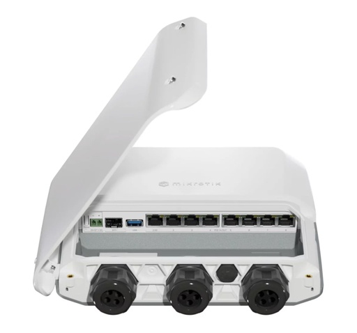 [RB5009UPr+S+OUT] Mikrotik RB5009UPr+S+OUT 8 x POE Out/In, 4x 1.4 GHz, 7x Gbit LAN, 1x 2.5Gbit Lan, 1x SFP+, 1GB, IP66 Outdoor Router