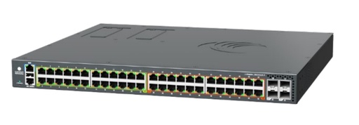[MXEX3052GxPA10] Cambium Networks MXEX3052GxPA10 cnMatrix EX3052R-P, Intelligent Ethernet Switch, 48 1G(24 PoE+ ports and 24 4PPoE ports(60W)) and 4 SFP+ ports, , Dual/Removeable power supplies (not included) - no power cord