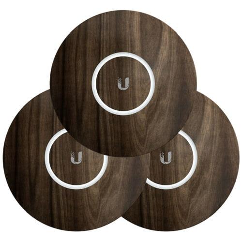 [nHD-cover-Wood-3] Ubiquiti nHD-cover-Wood-3 Wood Design Upgradable Casing for nanoHD, 3-Pack