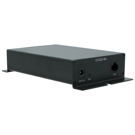 [G1002-M+] Positron G1002-M+ G.hn (Mimo) to Gigabit Ethernet Bridge. 2 GE Ports. Supports Trunk Mode (4,000+ VLANs). AC-DC 48v Wall adapter included.  POE/POE+ (802.3af = 15.4W / 802.3at = 30W) capable.
