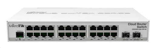 [CRS326-24G-2S+IN] MikroTik CRS326-24G-2S+IN 24 Gigabit switch 2 x SFP+ cages Desktop Case