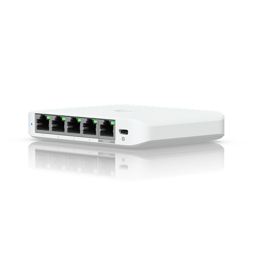 [USW-Flex-2.5G-5] Ubiquiti USW-Flex-2.5G-5 UniFi Compact 5Port Gigabit Desktop Switch