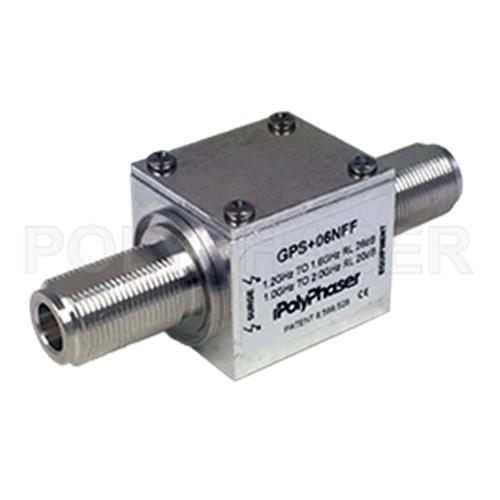 [GPS+06NFF] PolyPhaser GPS+06NFF Type N F/F Bulkhead Coaxial RF Surge Protector, 1.2GHz - 1.6GHz, 10W, IP67, 6 V Max., 175uJ, 15kA, Avalanche Diode