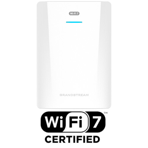 [GWN7670WM] Grandstream GWN7670WM 2x2 Dual Band 2.4/5ghz 802.11be Wi-Fi 7 Wallmount 1x2.5GigE, BLE Access Point - No POE Injector Included