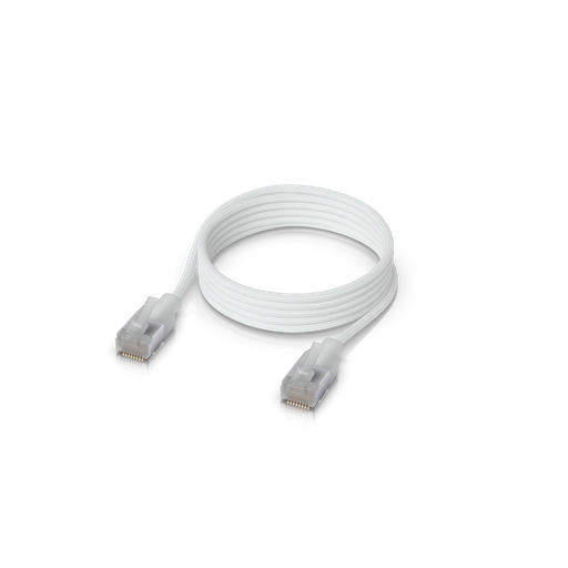 [UACC-Cable-Patch-EL-C6A-1M-W] Ubiquiti UACC-Cable-Patch-EL-C6A-1M-W UniFi Premium Patch Cable White 1M