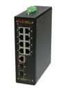 Tycon Power TP-SW8G-2SFP Managed Industrial 10 Port PoE+ Switch