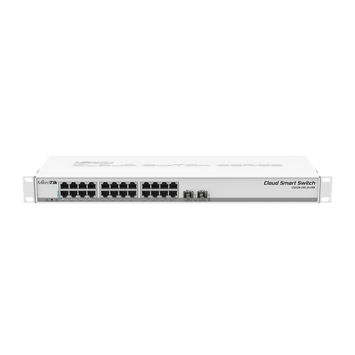 [CSS326-24G-2S+RM] MikroTik CSS326-24G-2S+RM SwOS powered 24 port Gigabit Ethernet switch 2x SFP+ 1U Rackmount