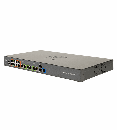 [MXEX2016MxPA00] Cambium Networks MXEX2016MxPA00 cnMatrix EX2016M-P, Intelligent Ethernet PoE Switch, 8x1G+6x2.5G+2xSFP+, no pwr cord