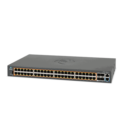 [MXEX2052GxxA00] Cambium Networks MXEX2052GxxA00 cnMatrix EX2052, Intelligent Ethernet Switch, 48 1G and 4 SFP+ - NO POWER CORD