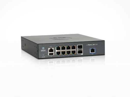 [MX-EX1010PxA-0  &gt; EX1000ANZ24] Cambium Networks MX-EX1010PxA-0 cnMatrix EX1010-P, Intelligent Ethernet PoE+ Switch, 8 1Gbps and 2 1Gbps SFP fiber ports - 5 Year Warranty